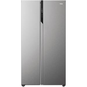 Haier HSR5918DNMP Libera installazione 528 L D Platino, Acciaio inox