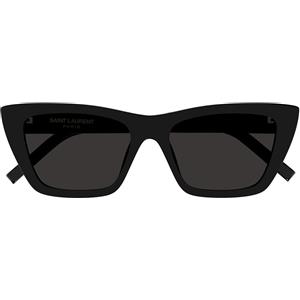 Saint Laurent Occhiali da Sole SL 276 MICA 001 New Wave Nero/Grigio Donna