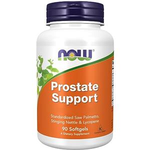 Now Foods Prostate Support, Con Saw Palmetto Olio di Semi di Zucca Licopene, 90 Capsule Morbide, Testato in Laboratorio, Senza Soia, Senza Glutine, Non OGM