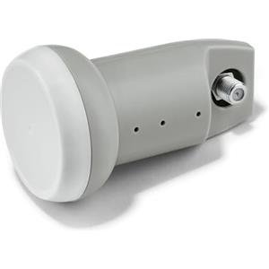 TELE System LNB Single, convertitore universale singolo. Low noise block-converter TS100F. Protezione dalle intemperie per ricezione stabile e affidabile