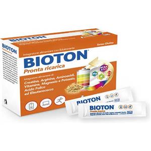 SELLA Srl Bioton Pronta Ricarica 20 Stick Pack - Integratore per Sportivi 110g