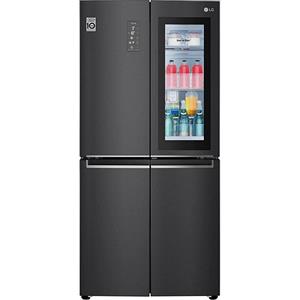 LG Frigorifero Smart Multidoor, Linea InstaView, h 178 cm, Capacità 530 lt, Classe E, Nero - GMQ844MC5E