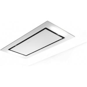 Faber Cappa a soffitto HEAVEN GLASS 2.0 WH FLAT A90/2 in Vetro Bianco - 90 cm