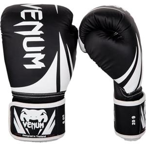 Venum Challenger 2.0 Bambini, Guantoni da Boxe Unisex-Youth, Nero/Nero, 8-ounce