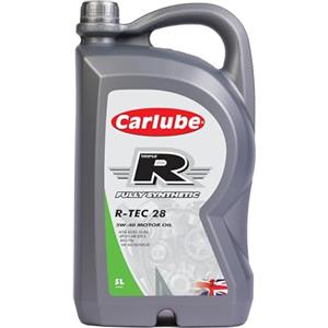 Carlube Triple R 5W-40 ACEA A3/B4, API SN Olio Motore Completamente Sinteticoe R-TEC 28 5L