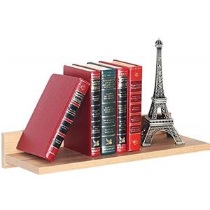 RICOO Mensola da muro 45 x 8 x 19 cm WM056-EG Scaffale da parete salvaspazio Rovere marrone