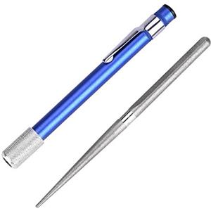 Tbest Affilacoltelli Portatile Diamantato,Pietra Per Affilare I Diamanti Penna Stick, Pocket Portatile Diamante Per Affilare I Coltelli Multiuso Per Affilare La Pietra A Penna Retrattile Tipo Di Temperino