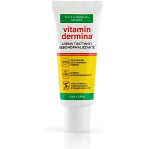 Vitamindermina Sebo Crema 40ml - Crema Sebonormalizzante per Pelli Grasse e Acneiche