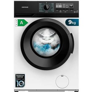 Cecotec 02794 Bolero DressCode 6000 Lavatrice a carico Frontale, 1000 Giri/min, 2000 W, 8 programmi, Extra Risciacquo, Ritardo, Display LED, Blocco Bambini, 6 kg, Bianco | Serie 300