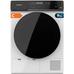 Cecotec Asciugatrice Pompa di Calore - 9kg -Bolero DressCode Dry 9400 A+++. 600W, Basso Consumo, Full Touch, Stiro Facile, 15 Programmi, Asciugatura Automatica e Tamburo Acciaio Inox