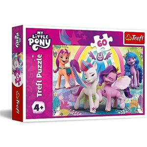 Trefl - My Little Pony, Nel Mondo dell'Amicizia - Puzzle 60 Tessere - Puzzle Colorati con gli Eroi delle Fiabe, Intrattenimento Creativo, Gioco per Bambini a partire dai 4 anni