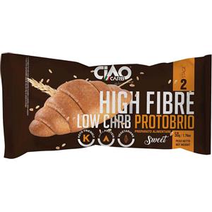 Ciao Carb ProtoBrio Sweet - Brioches ad alto contenuto di fibre e proteine, 50 grammi