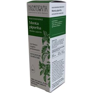 Nasoterapia Olio Essenziale di Menta Piperita Biologico 100% Puro Naturale - 10 ml