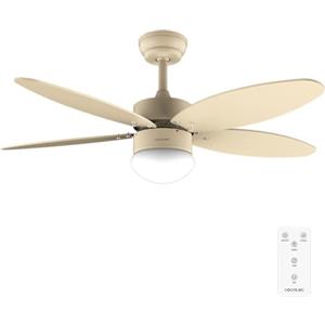 Cecotec Ventilatore da Soffitto con Luce EnergySilence Aero 4260 Full SunLight. 40 W con motore DC e 106 cm con luce LED, telecomando, timer, 6 velocità e 5 pale reversibili