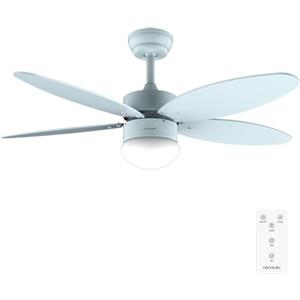 Cecotec - Ventilatore da Soffitto con Luce EnergySilence Aero 4260 Full Sky - 40 W con Motore DC e 42" con Luce LED, Telecomando, Timer, 6 Velocità e 5 Pale Reversibili