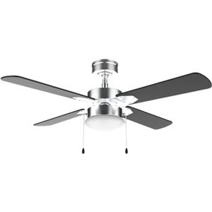 Cecotec - Ventilatore da Soffitto con luce EnergySilence Aero 450 IronBlack 50 W, 106 cm, 3 Velocità, 4 Pale Reversibili e Modalità Inverno-Estate