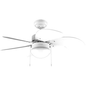 Cecotec Ventilatore da Soffitto con Luce EnergySilence Aero 3600 Vision Full White con luce. 50W, Diametro 92 cm, 3 Velocità, 6 Lame Reversibili, Inverno-Estate, Utilizzo Facile, Interruttore a Catena