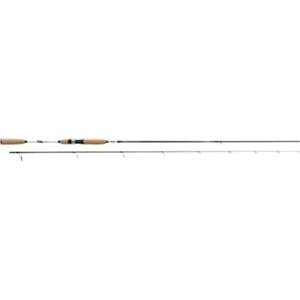 Mitchell Epic Spinning Canna da pesca, leggera in fibra di carbonio per acqua dolce e salata, Ottima per la pesca alla spigola, alla trota e al luccio, 1,80 m, 2-12G, Unisex, nero