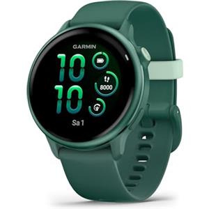 Garmin vívoactive 6, Smartwatch AMOLED 1,2" (2.000 nit), Cassa 42mm, Musica, Pay, +80 Sport, GPS, Cardio, Coach, Dinamiche di corsa, App Mobility, Autonomia 11 giorni(Pebble Grey)