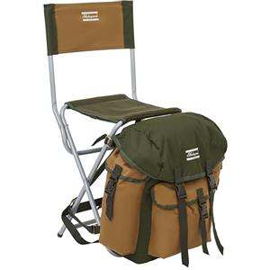 Shakespeare Rucksack Chair Sedia portatile - Sedia pieghevole leggera con zaino da pesca e sgabello portatile per pesca, escursioni e campeggio all'aperto, picnic, viaggi, barbecue e spiaggia