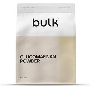 Bulk Glucomannan Powder, Konjac, 1 kg, Packaging May Vary, 666 Porzioni