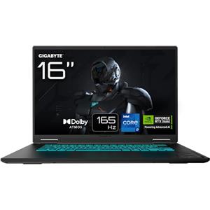Gigabyte GAMING A16 CWH Laptop - 16", 165Hz WUXGA, Intel Core i7-13620H, GPU RTX 5070, 32GB DDR5, 1 x SSD Gen4 da 1TB, DOS, Garanzia di 2 anni, Dolby Atmos, GAMING A16 CWHI3IT864SD