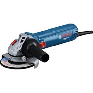 Bosch Professional Smerigliatrice angolare GWS 12-125 (Ø disco: 125 mm, 1200 W potenza, prot. contro riavvio accidentale, incl. cuffia protezione, dado serraggio, impugnatura suppl. standard)