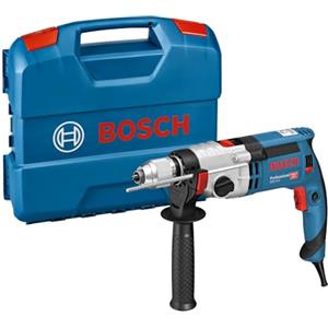 Bosch Professional 060119C801 Trapano con Percussione GSB 24-2, Coppia: 40/14.5 Nm, in Valigetta L-Case, 1100 watts, 18 volts
