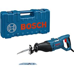 Bosch Professional Sega Universale Gsa 1100 e (Motore da 1100 Watt, Incl. 1 Lama S 2345 X per Legno, 1 Lama S 123 Xf per Metallo, in Valigetta)