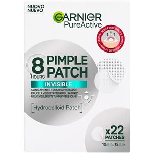 Garnier Pure Active Pimple Patch - 22 Patch Idrocolloidali Ultra-Sottili per Ridurre la Visibilità dei Brufoli in 8 Ore
