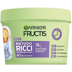 Garnier Fructis Maschera Metodo Ricci 370 ml - Idrata e Definisce i Ricci con Acido Ialuronico e Burro di Karité