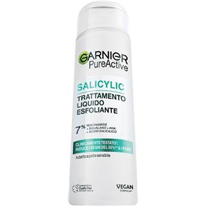 Garnier Pure Active Trattamento Liquido Esfoliante 120 ml - Con Niacinamide, Squalano e Acido Salicilico per una pelle più liscia e purificata