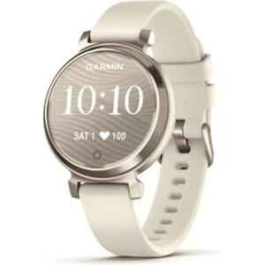 Garmin Lily 2, Smartwatch Elegante e Compatto, 35 mm, Cassa in Metallo, Lente Decorata, Touchscreen, GPS Connesso, Activity Tracker, Cardio, PulseOx, App Fitness e Sport, Metallic Lilac