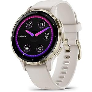 Garmin Venu 3S, Smartwatch AMOLED 1,2", Cassa 41mm, Microfono e Speaker, Musica, Pay, +30 App sport, GPS, Cardio, SpO2, Autonomia 10 giorni (Pebble Gray & Slate)