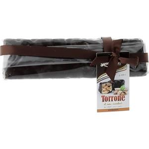 Sgambelluri Torrone di Pura Mandorla RIcoperto di Cioccolato Fondente