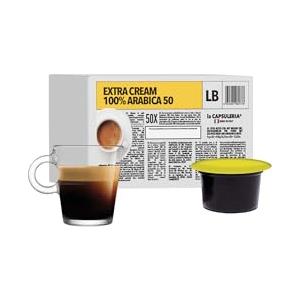 La Capsuleria Caffè EXTRA CREAM, 100% Arabica (50 Capsule) compatibili con Lavazza Blue/Lavazza In Black