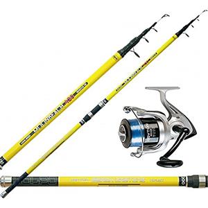 agc Kit Surfcasting Kolpo Moonbeach Canna Telescopica 200 gr 4.20 mt + Trabucco Dayton SW 6500 Mulinello