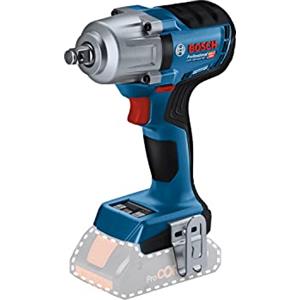Bosch Professional 18V System Avvitatore a massa battente a batteria GDS 18V-450 HC (coppia di serraggio 450 Nm e di distacco 800 Nm, senza batteria/caricabatteria)
