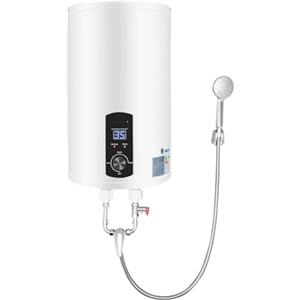 Coniaio Caldaia elettrica da 30 l, 2000 W, scaldabagno verticale con temperatura regolabile di 25 - 75 °C, scaldabagno istantaneo a parete per cucine, WC, bagni, roulotte