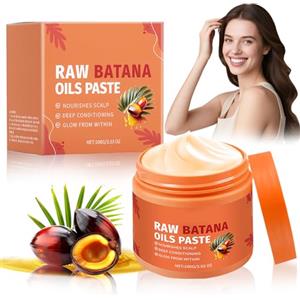 Ourdort Batana Crema per Capelli 100 g, Batana Hair Treatment Crema, Olio di batana per Capelli, batana Oil for Hair Growth, Per capelli Più Sani, Più Spessi