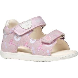 Geox B Sandal Macchia Gir, Sandali Bimba 0-24, Pink Ivory, 20 EU