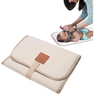 Generic Fasciatoio opaco, impermeabile, da viaggio, pieghevole, lavabile, opaco, fasciatoio portatile per cambiare il pannolino durante gli spostamenti