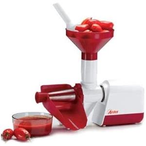 Ardes AR7480 Passapomodoro Elettrico Filtro in Acciaio Inox 1300 W, Rosso e Bianco