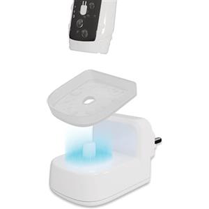 Qikfresh Custodia in silicone per base compatibile con ProofVision tipo PV09EU - Copertura igienica compatibile con la ricarica per spazzolini elettrici - Trasparente satinato