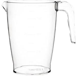 Olympia Kristallon FB890 - Caraffa impilabile in policarbonato, capacità 1 l, altezza 108 mm