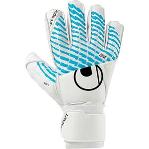 uhlsport Guanti da portiere da calcio Cybertec - Morbidi - Guanti da portiere da calcio per bambini con stabilizzazione delle dita