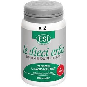 Generico 2 PEZZI | Le Dieci Erbe +Forte, Integratore Alimentare Vegetale con Tarassaco, Lassativo Naturale Contro Stitichezza e Flatulenza | 200 capsule