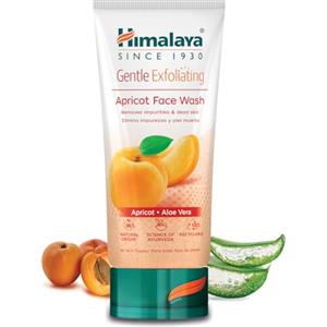 Himalaya Gentle Exfoliating Daily Face Wash with Herbal Actives Apricot, Neem, and Lemon | Cleanses Skin Effectively, Moisturizes, Exfoliates Gently, Suitable for all skin types -150ml