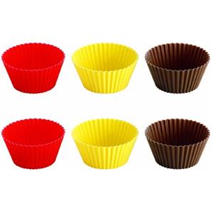 Tescoma 630646 Delicia Pirottini, Silicone, Multicolore, 7 cm, 6 Pezzi