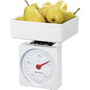 Tescoma 634524 Delicia Bilancia da Cucina, Plastica, Bianco, 5 kg, 1 Pezzo